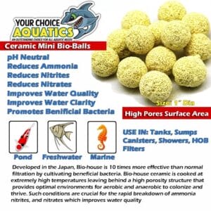 1 lb Ceramic Mini Bio Balls - Your Choice Aquatics