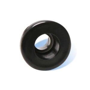 2" Bulkhead Fitting (Black) TH X TH