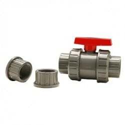 1-1/2" Ball Valve With Unions