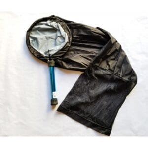 Koi Sock Net w/ Aluminum Handle 12" Diameter BLACK COLOR
