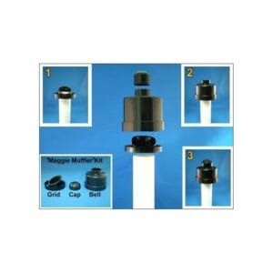 Overflow 1" Maggie Muffler Black