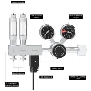 Dual CO2 REGULATOR - Your Choice Aquatics