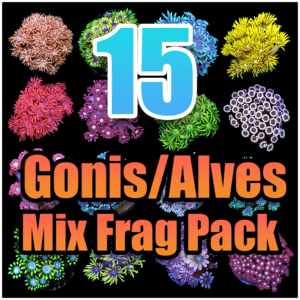 15 Assorted Goni/Alve Mix Frag Pack